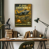 F-35C Lightning II Poster PosterGoat