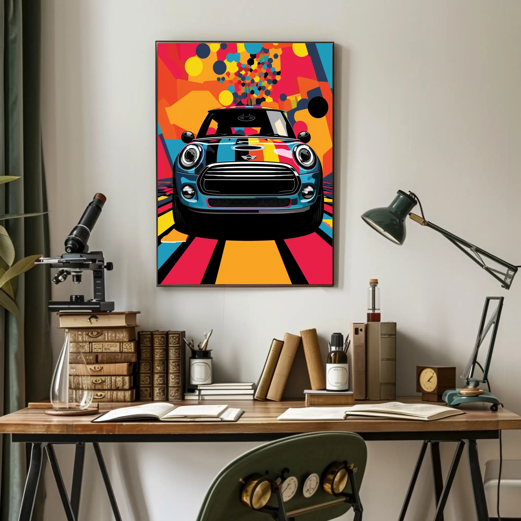 Vibrant Ride Poster PosterGoat