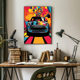 Vibrant Ride Poster PosterGoat