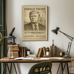 Donald Trump 47th President Poster