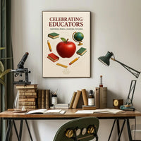 Celebrating Educators: Inspirational Motivational or Quote Poster