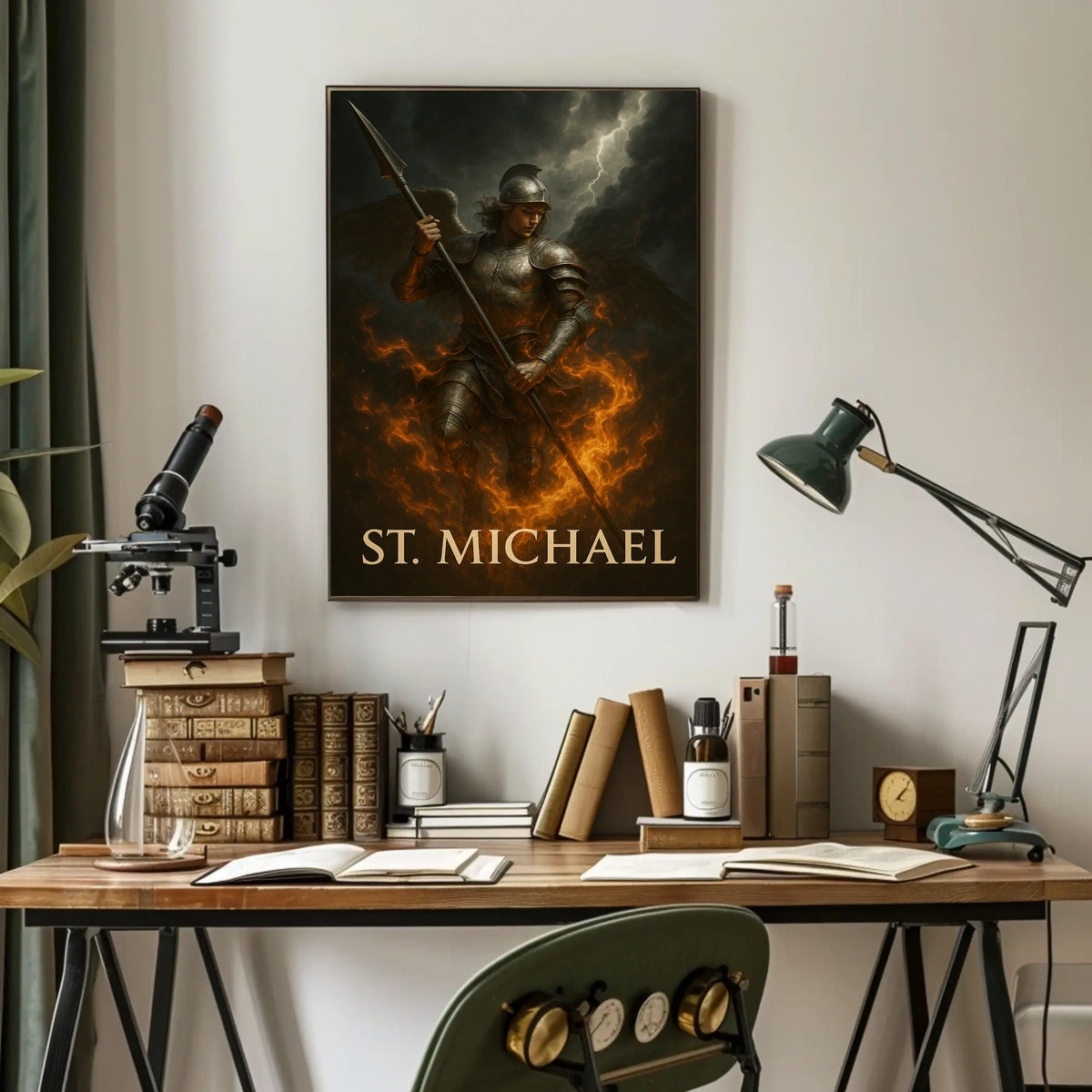 St. Michael Angelic Warrior Poster