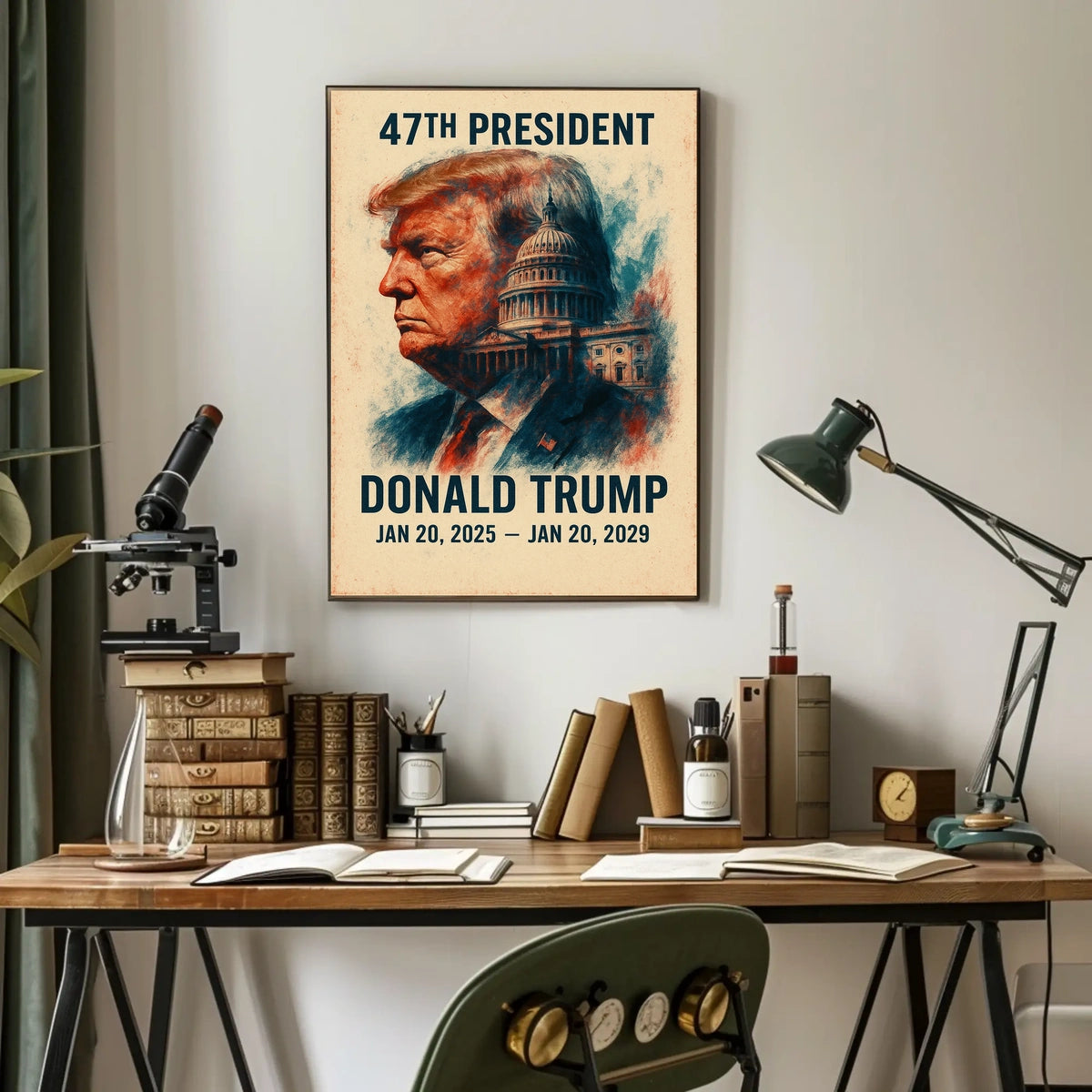 Trump Visionary Capitol Cinematic Poster