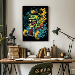 Monster Hot Rod Poster