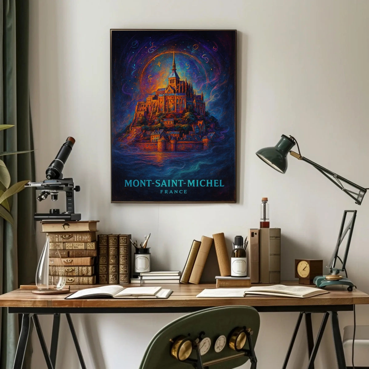 Mont-Saint-Michel France Poster