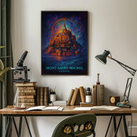 Mont-Saint-Michel France Poster