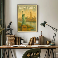 New York Cityscape Poster