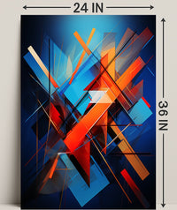 Dynamic Geometric Abstraction Abstract Poster PosterGoat