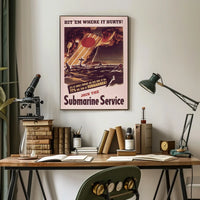 Join the Submarine Service Military Recruitment Poster
