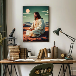 Serenity in the Desert Poster
