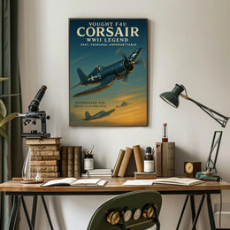 Vought F4U Corsair: WWII Legend Poster