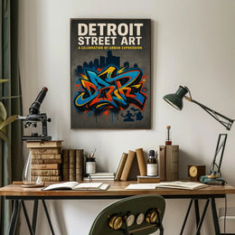 Detroit Street Art Wall Art Print PosterGoat