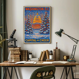 Capital Of Cheer In Washington DC Landscape Poster