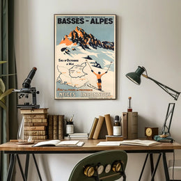Discover The Basses-Alpes Poster