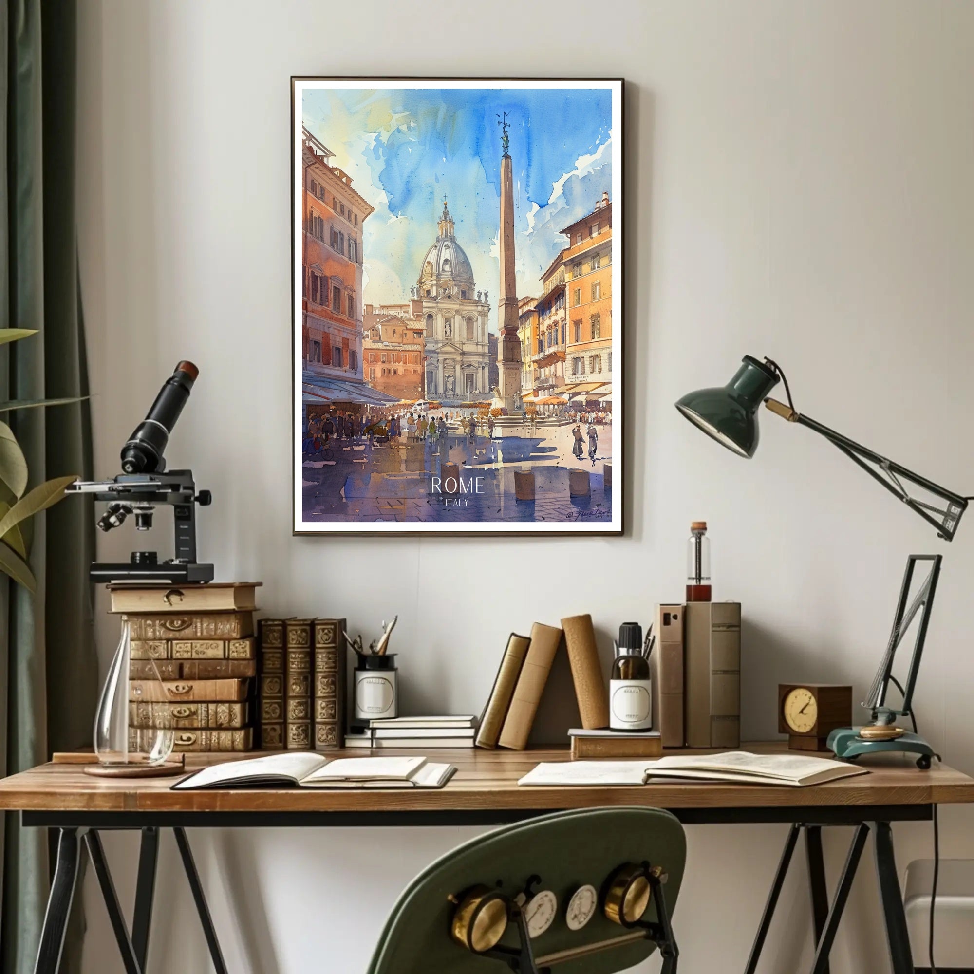 Rome Cityscape Poster PosterGoat
