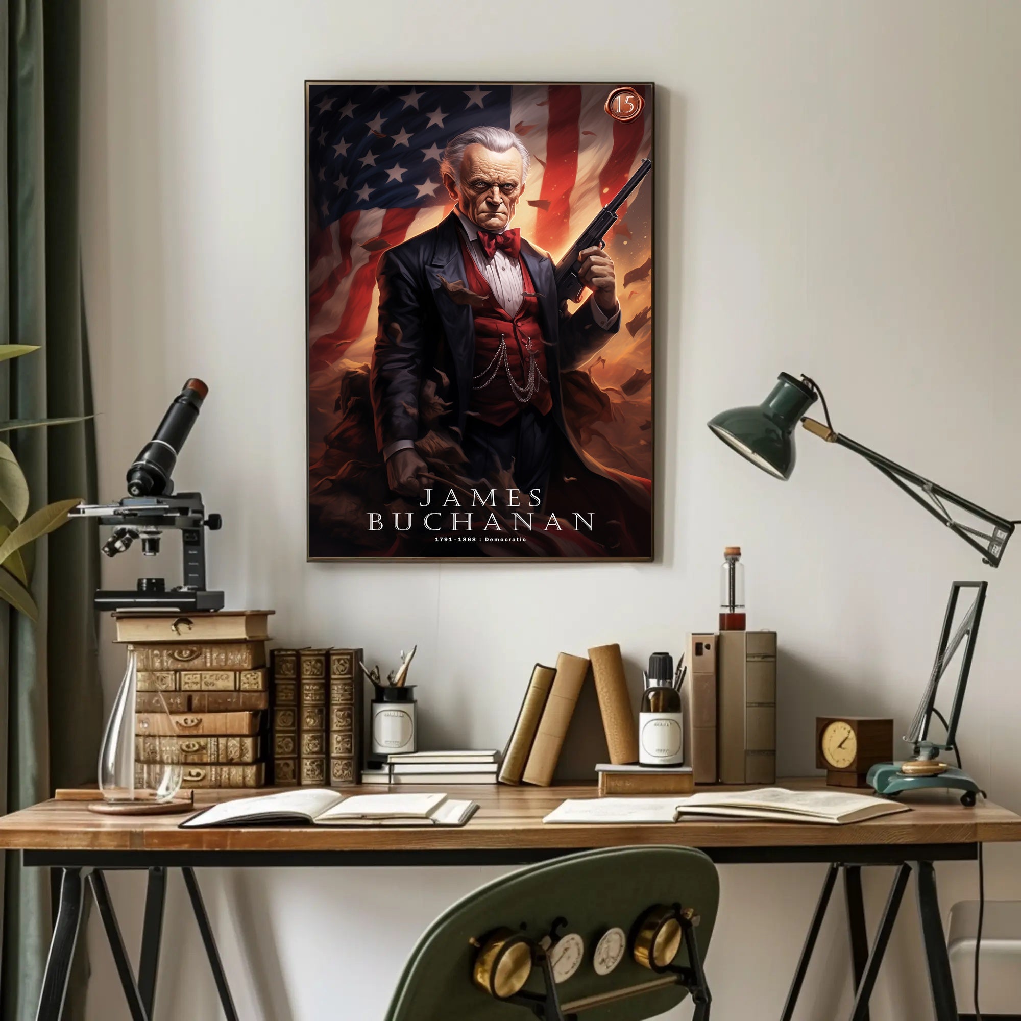 James Buchanan Poster