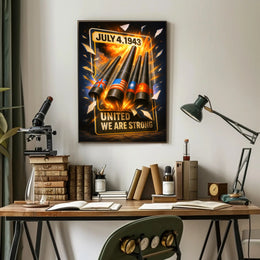United We Are Strong July 4, 1943 Poster PosterGoat