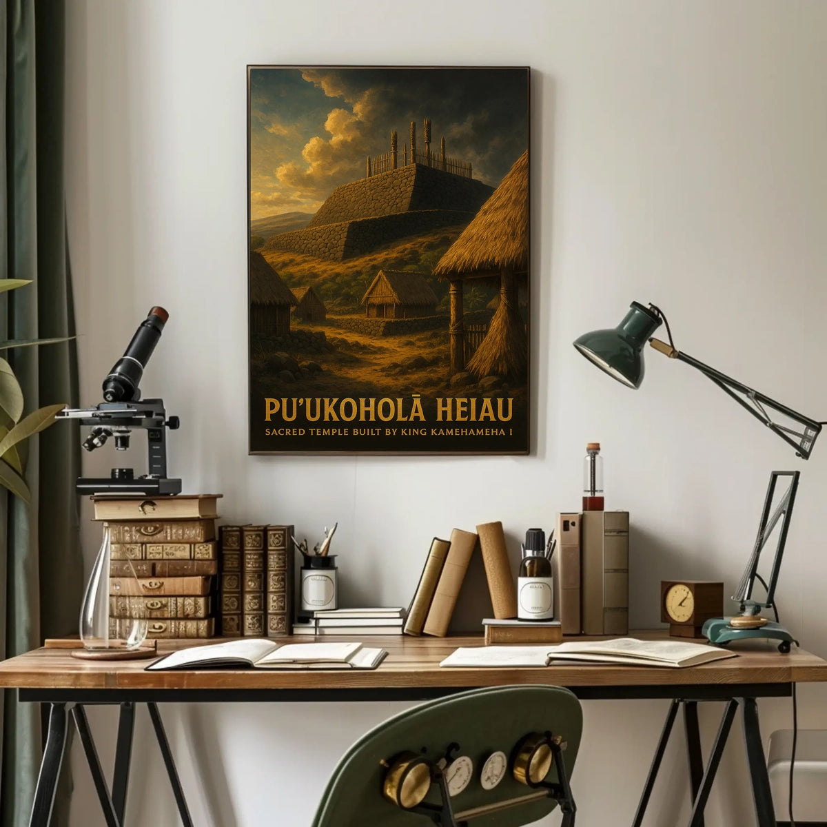 PuUkoholā Heiau Sacred Temple Poster