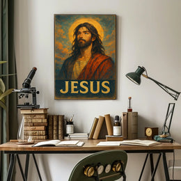 Jesus Iconic Portrait Poster