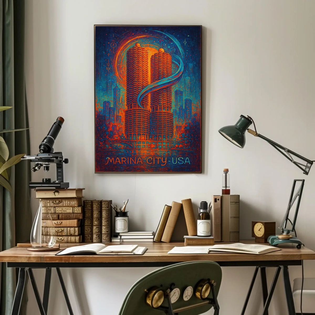 Marina City USA Poster