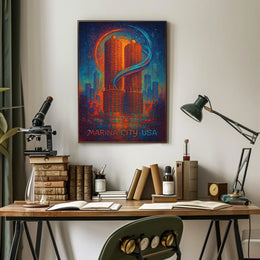 Marina City USA Poster