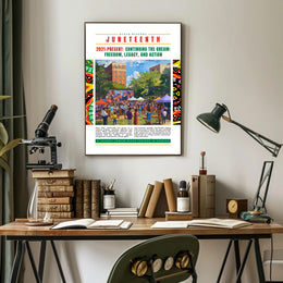Juneteenth Celebration Patriotic Bold Cultural or Heritage Poster