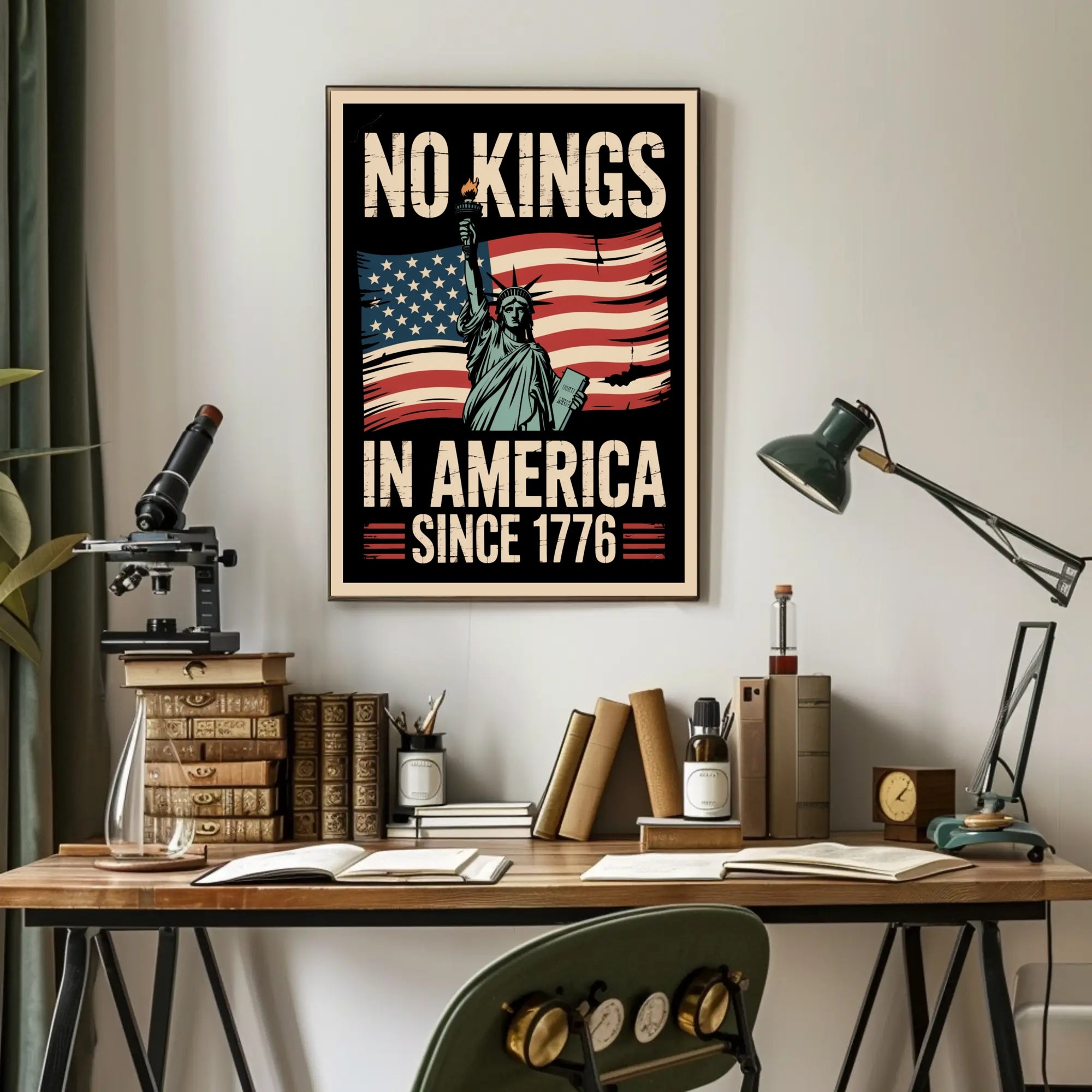 Patriotic Independence Statue of Liberty Political or Propaganda Poster