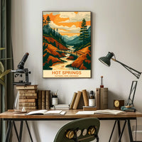 Discover Hot Springs National Park Poster