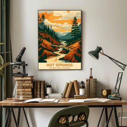 Discover Hot Springs National Park Poster