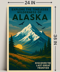 Explore The Wilderness Of Alaska Poster PosterGoat