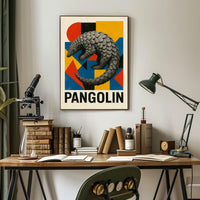 Pangolin Art Poster