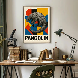 Pangolin Art Poster