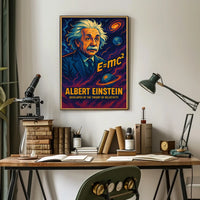Albert Einstein Theory Of Relativity Poster
