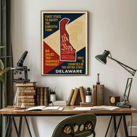 Delaware Constitution Ratification Poster PosterGoat