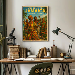 Welcome to Jamaica Kingston Carnival Poster