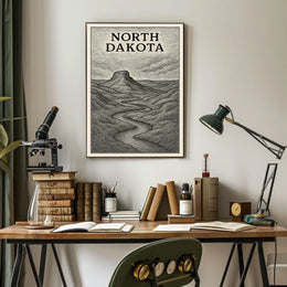North Dakota Landscape Poster