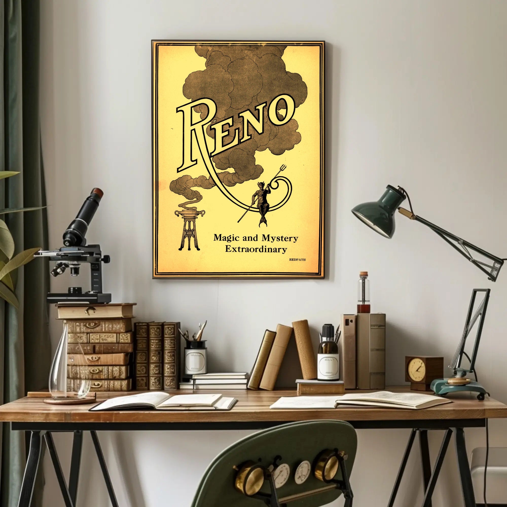Magic and Mystery Vintage Artistic Cultural Heritage Poster