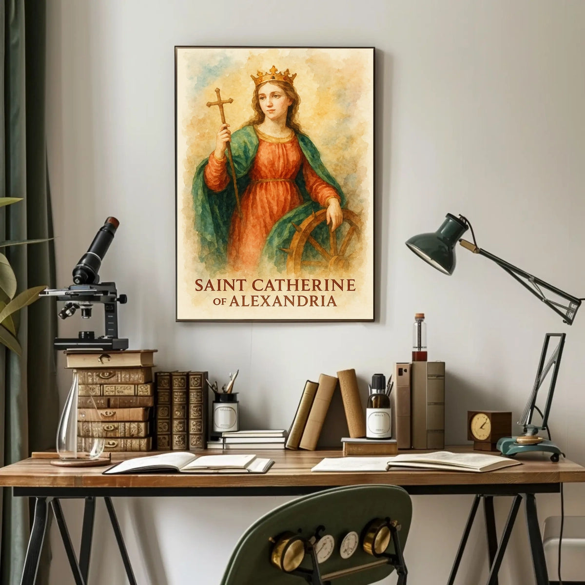Saint Catherine of Alexandria Poster