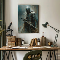 Medieval Knight in Armor: Fantasy or Mythology Poster PosterGoat