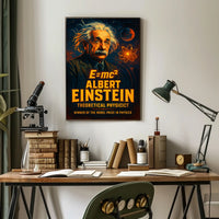 Albert Einstein Nobel Prize In Physics Poster