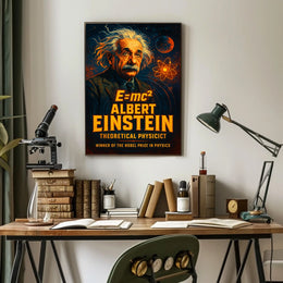 Albert Einstein Nobel Prize In Physics Poster