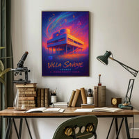 Villa Savoye Modernist Wall Art Poster Print