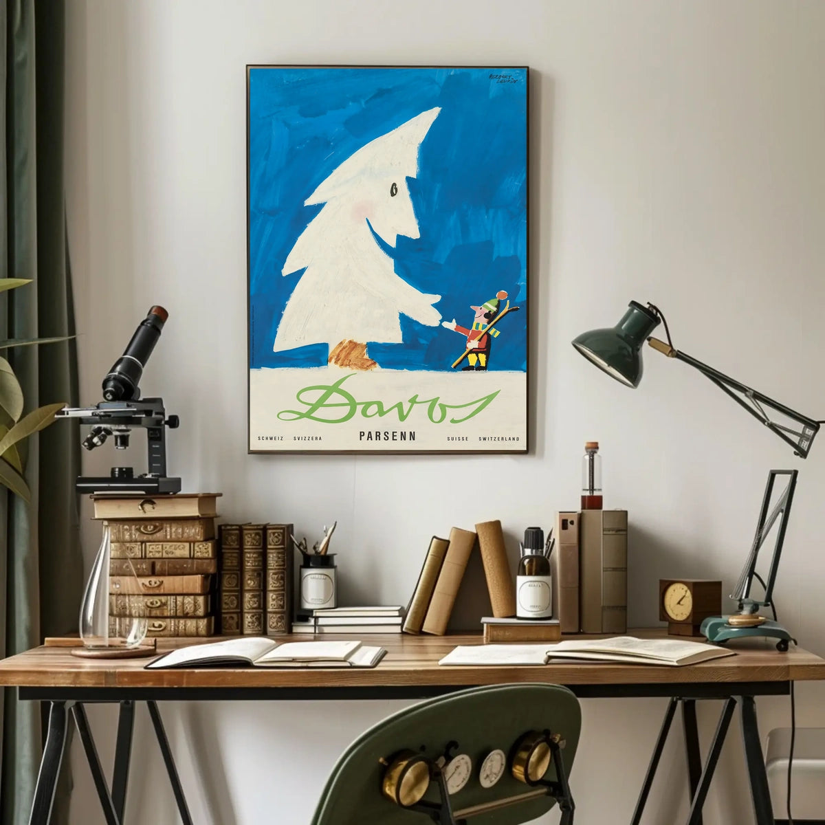Davos Parsenn Winter Wonderland Poster