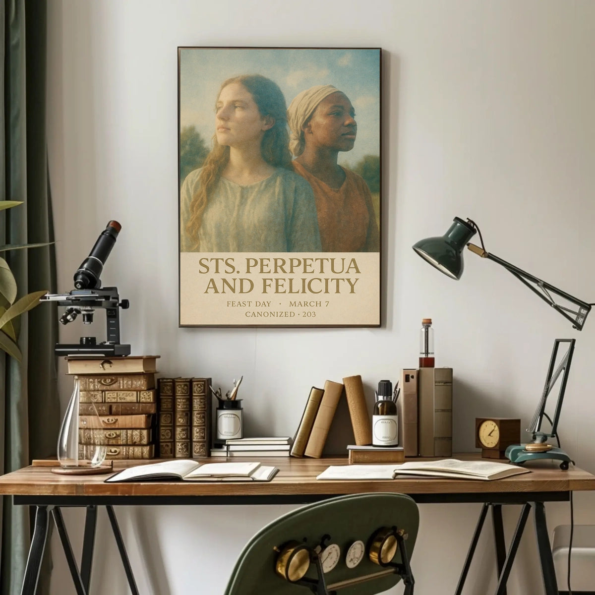 Saints Perpetua And Felicity Poster