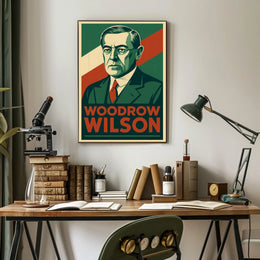 Woodrow Wilson Vintage Ads Poster