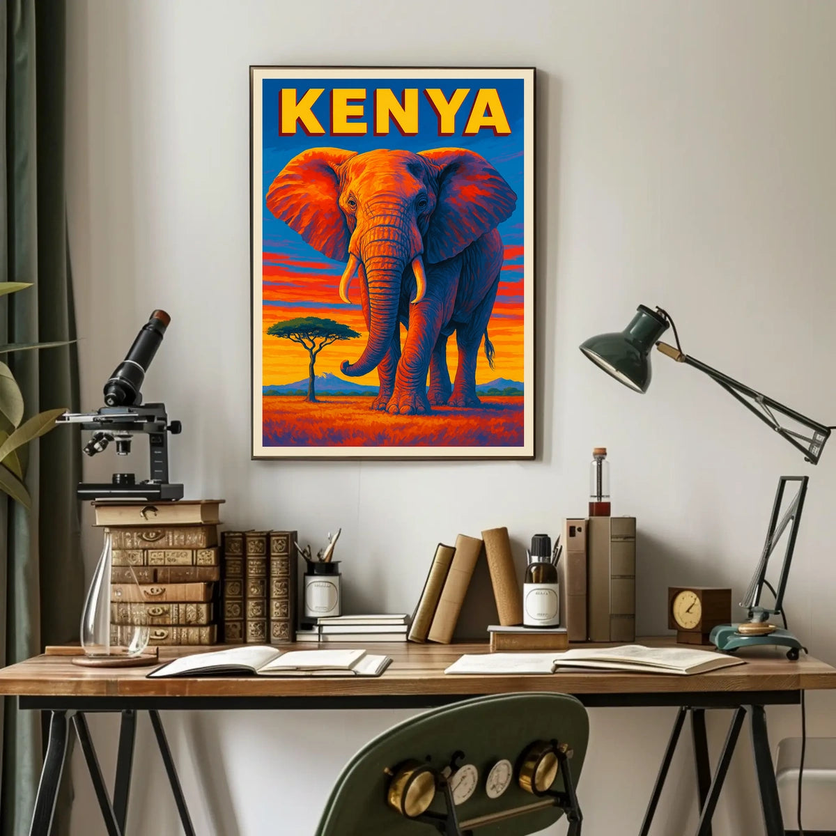 Majestic Kenya Poster