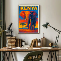Majestic Kenya Poster