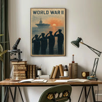 World War Ii Tribute Poster