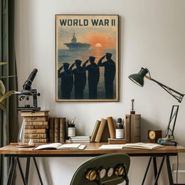 World War Ii Tribute Poster