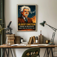 Albert Einstein Theory Of Relativity Poster
